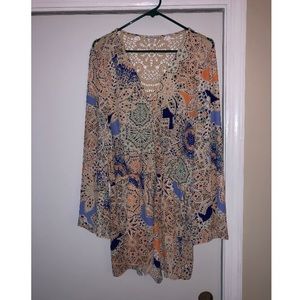 Multi-colored romper